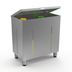 Thumbnail image #1 for Lainox CPD20 Top-Loading Dual-Tank Detergent Container, AISI 304 Stainless Steel