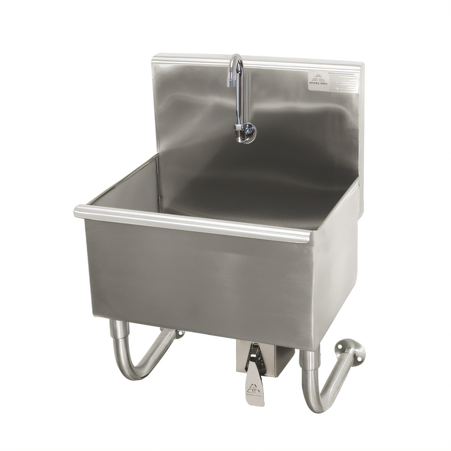 Product image #1 for Advance Tabco 19-18-23KV Single-Station Wall-Mounted Knee-Operated Hand Wash Sink