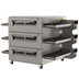 Thumbnail image #1 for XLT Ovens X4 4455-3-E Triple Stack Electric Conveyor Pizza Oven with 44-Inch Conveyor and 55-Inch Baking Chamber