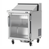 Thumbnail image #1 for Turbo Air PRO Series 27-1/2-Inch One-Section Sandwich/Salad Prep Table with Glass Door and 8-Pan Top