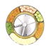 Thumbnail image #1 for Robot Coupe 2 mm Waved Ripple-Cut Slicing Disc for Food Processors