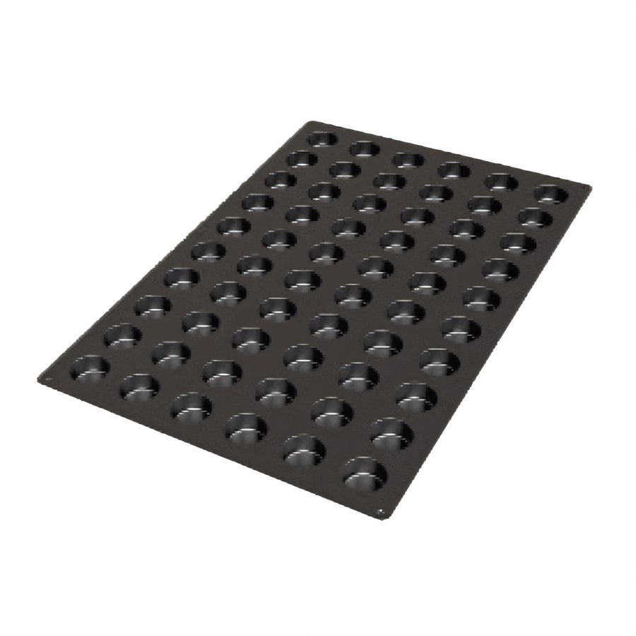 Product image #1 for Silikomart 60-Piece Black Flexible Non-Stick Silicone Muffin Mignon Mold