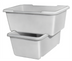 Thumbnail image #2 for Channel Manufacturing Jumbo Poly Lug Cart, 19.25 x 30 x 12 Inches, 19 Gallon Capacity