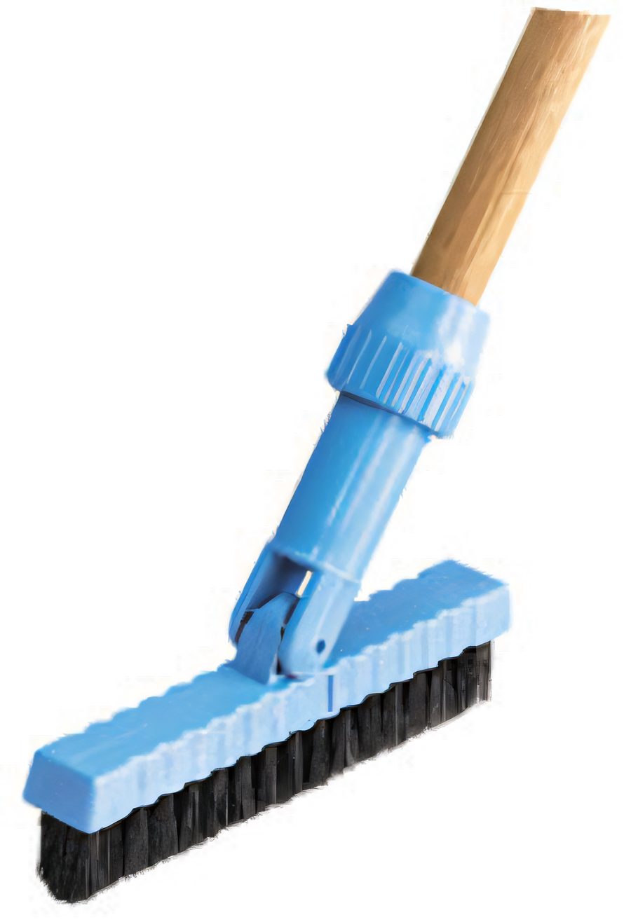 Product image #1 for Flo-Pac Grout Line Brush Head, 7-1/2 Inch Swivel Head, Black Nylon Bristles