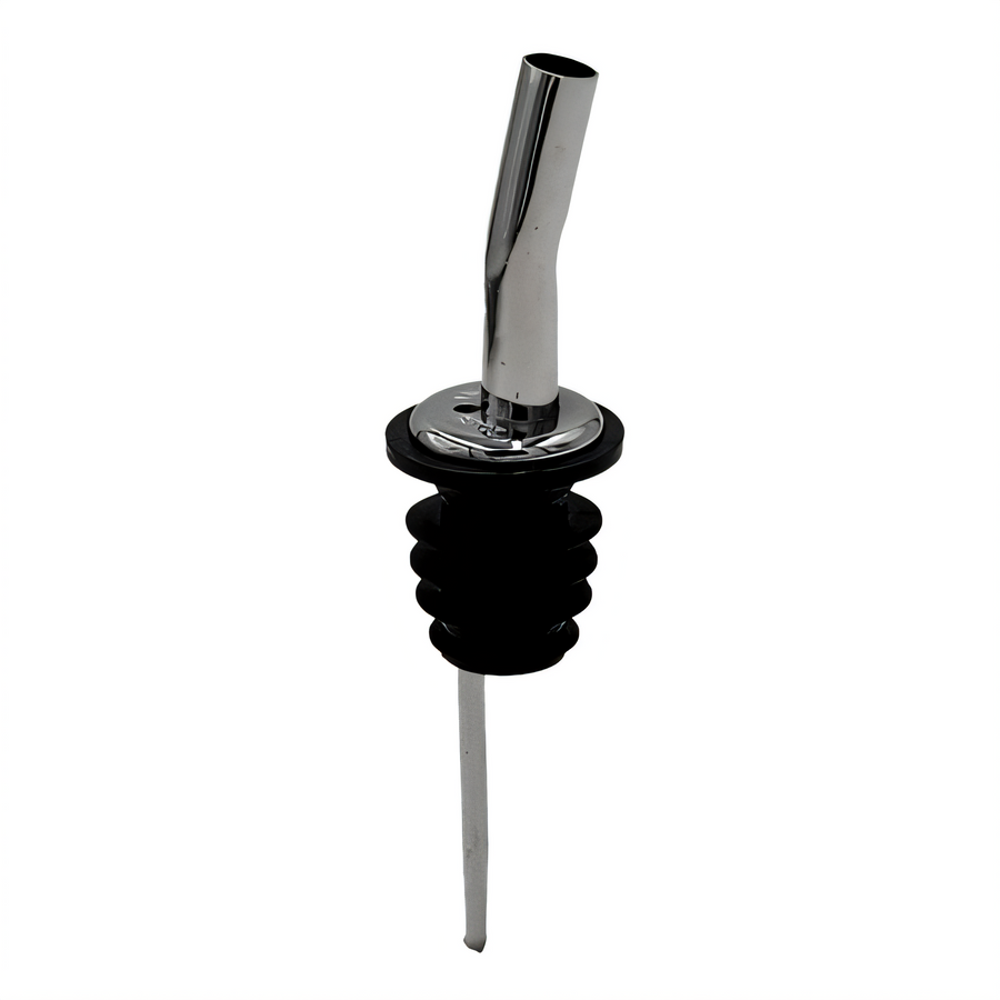 Product image #1 for Spill-Stop Chrome-Plated Prime Flo Medium-Speed Liquor Pourer with Poly-Kork, 4.75 Inch