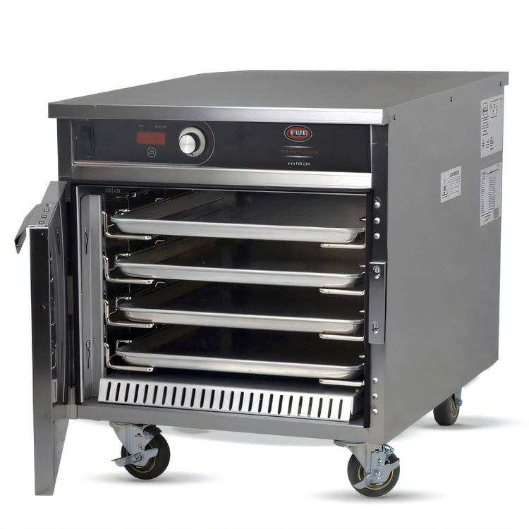 Product image #1 for FWE Handy Line HLC-1826-4-UC Mobile Undercounter Heated Holding Cabinet, 4 Full-Size / 8 Half-Size Pan Capacity