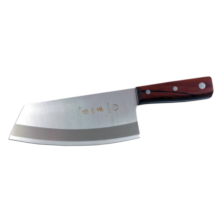 Product image #1 for Zhang Xiao Quan Small Rocking Chinese Chef's Knife, 7.5 x 3 Inch Triple-Layer Stainless Steel Blade