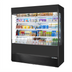 Thumbnail image #1 for True 72-Inch Vertical Glass-Sided Open Air Merchandiser Refrigerator with 8 Adjustable Shelves