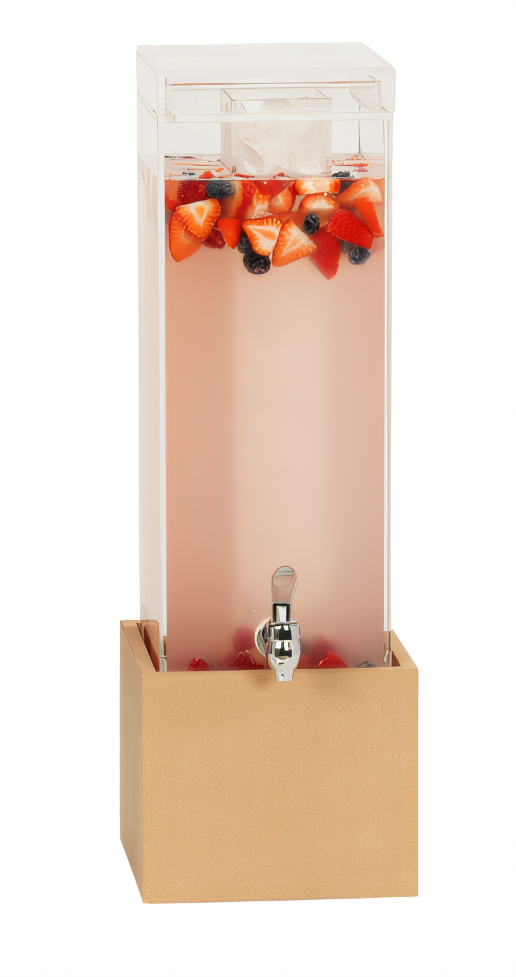 Product image #1 for Cal-Mil Renew 3 Gallon Countertop Beverage Dispenser with Ice Chamber and Drip Tray