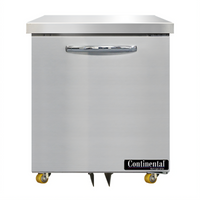 Continental SWF27N-U 27-Inch Undercounter Single-Section Freezer — 7.4 cu ft, R-290