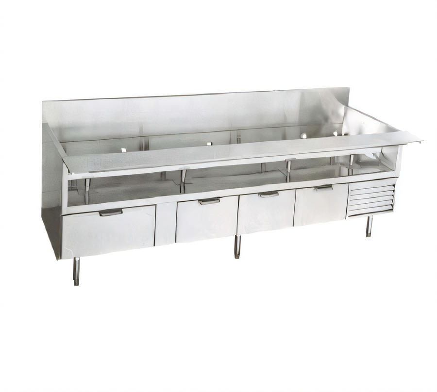 Product image #1 for La Rosa Refrigeration L-74178-30 78" Three-Section Refrigerated Equipment Stand