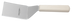 Thumbnail image #2 for Sani-Safe Hamburger Turner, 4 x 3 Inch Stiff Offset Stainless Steel Blade with White Polypropylene Handle