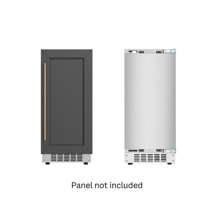 Product image #1 for KoolMore Panel Ready Built-In Ice Machine with Bin, 57 lb/Day Crystal Clear Half-Dice Cubes