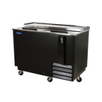 Thumbnail image #1 for BK Resources BC-3-95 95-Inch Horizontal Deep Well 3-Door Bottle Cooler, 55-Case Capacity, Black Vinyl