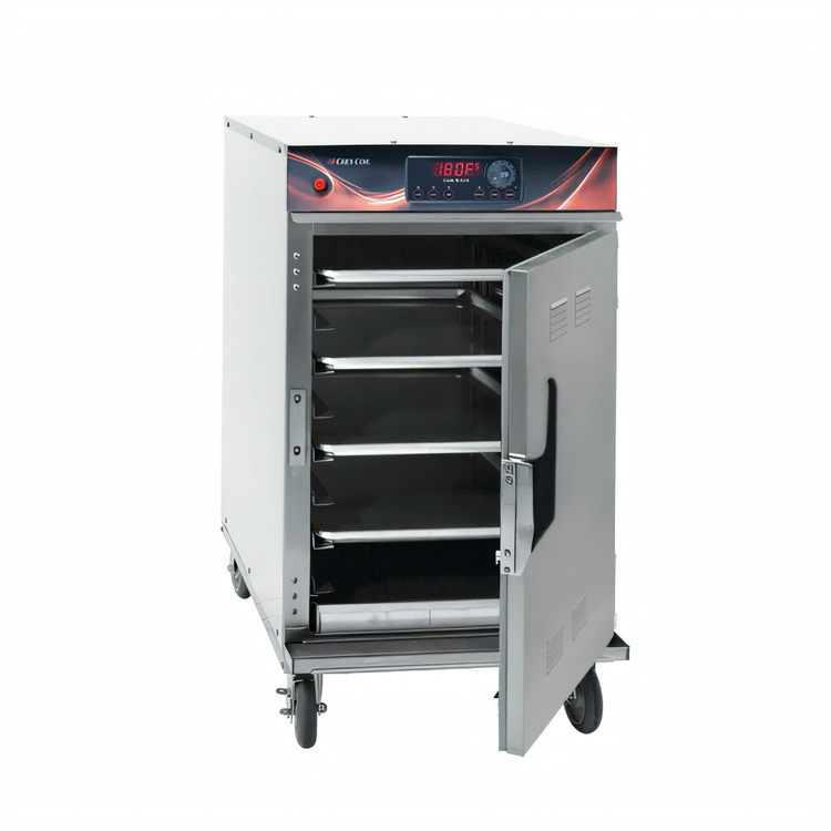 Product image #1 for Cres Cor Mobile Half-Height Radiant Cook-and-Hold Oven with Deluxe LED Controls, 8 Full-Size Pan Capacity