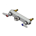 Thumbnail image #1 for T&S Brass B-1125-LN Low-Lead Workboard Faucet, Less Nozzle, Backsplash Mount, 8-Inch Centers