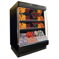 Howard-McCray Produce Low-Base Open-Air Merchandiser, 51-Inch Wide, Remote Refrigeration, 3-Tier Lit Shelves