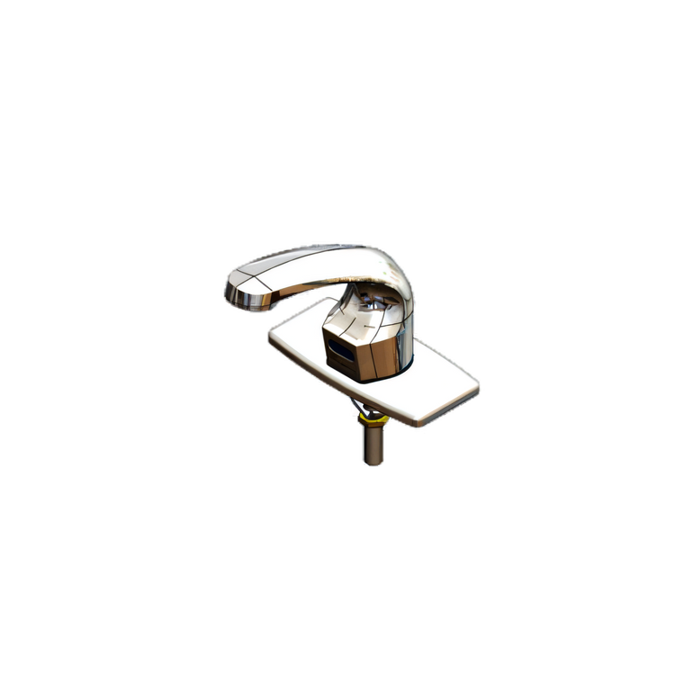 Product image #1 for ChekPoint Electronic Touchless Deck-Mount Faucet with Cast Spout, 4-Inch Centers, 0.5 GPM
