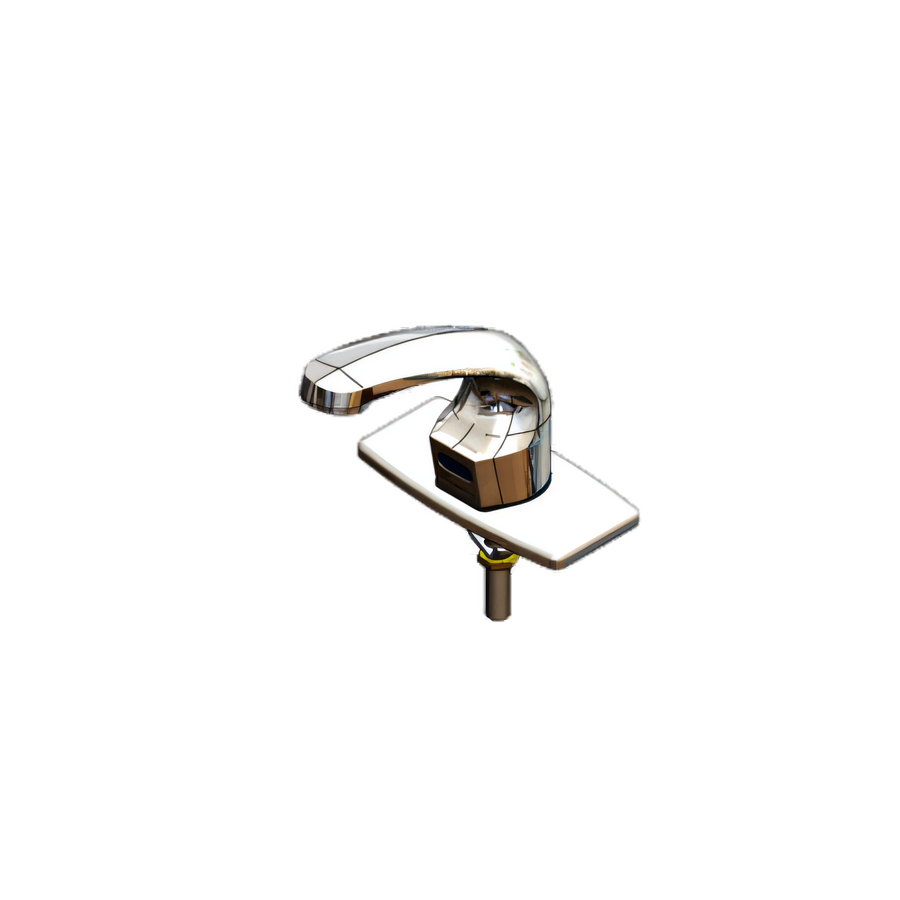 Product image #1 for ChekPoint Electronic Touchless Deck-Mount Faucet with Cast Spout, 4-Inch Centers, 0.5 GPM