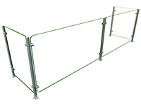 Hatco Flav-R-Shield EP5-84 Full-Service Pass-Over Sneeze Guard, 84 x 18 x 25 Inches