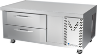 Victory Refrigeration CBR52HC V-Core™ Two-Drawer Chef Base Refrigerator, 52-Inch Wide, Self-Contained