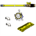Thumbnail image #1 for Safe-T-Link 48 Inch Coated Stainless Steel Gas Connector Hose with Quick Disconnect Valve, 3/4 Inch NPT