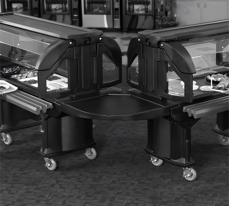 Product image #1 for Cambro Versa Food Bar™ Straight Cart Connector for Standard Height Food Bars and Work Tables, Kentucky Green
