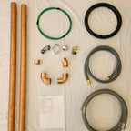 Thumbnail image #1 for RATIONAL 8730.1565US iVario Installation Kit for Water Connection, Electric Hardwiring & Copper Drain Line, Sizes 2-S, L, and XL