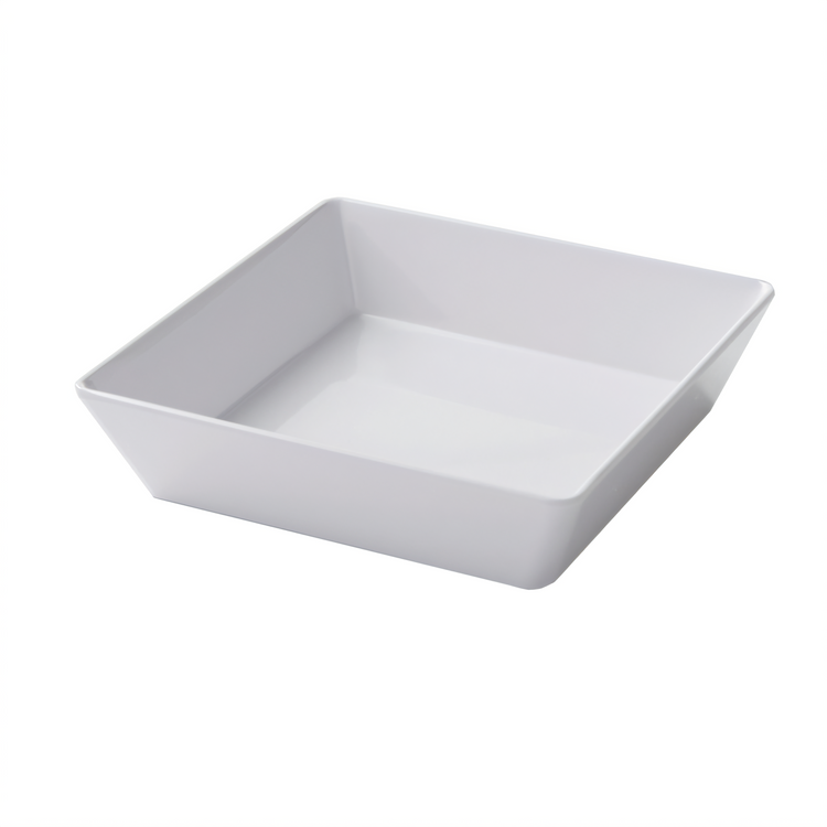 Product image #1 for American Metalcraft Endurance 36 oz. Square Shallow Melamine Bowl, White