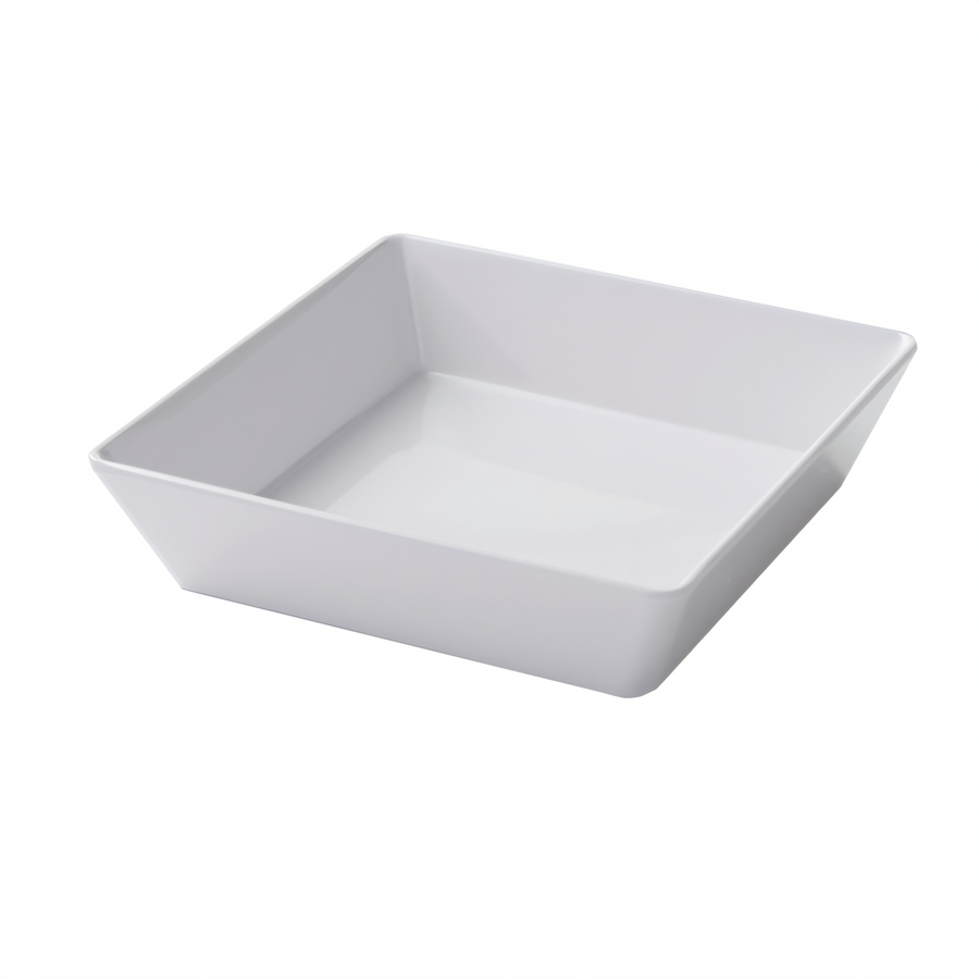 Product image #1 for American Metalcraft Endurance 36 oz. Square Shallow Melamine Bowl, White