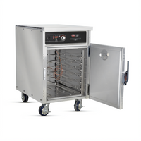 FWE Half-Size Cook-Hold Mobile Cabinet with Low Air Circulation, 6 Sheet Pan Capacity