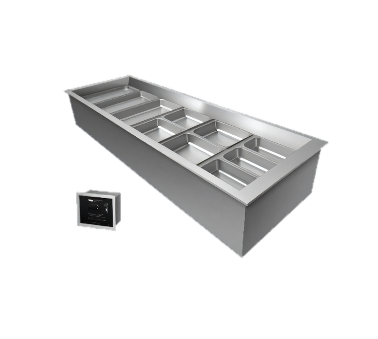 Product image #1 for Hatco CWBX-1 Drop-In Top-Mount Remote Refrigerated Well for 1 Full-Size Pan