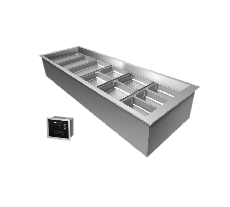 Product image #1 for Hatco CWBX-1 Drop-In Top-Mount Remote Refrigerated Well for 1 Full-Size Pan