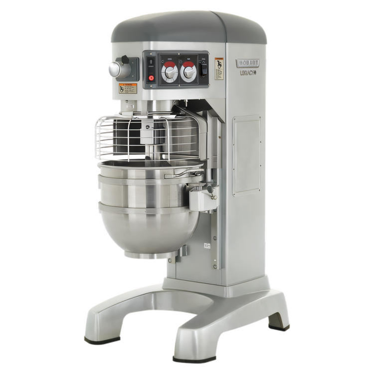 Product image #1 for Hobart Legacy+ 60-Quart 2-Speed Gear-Driven Floor Planetary Mixer with Power Bowl Lift and #12 Hub