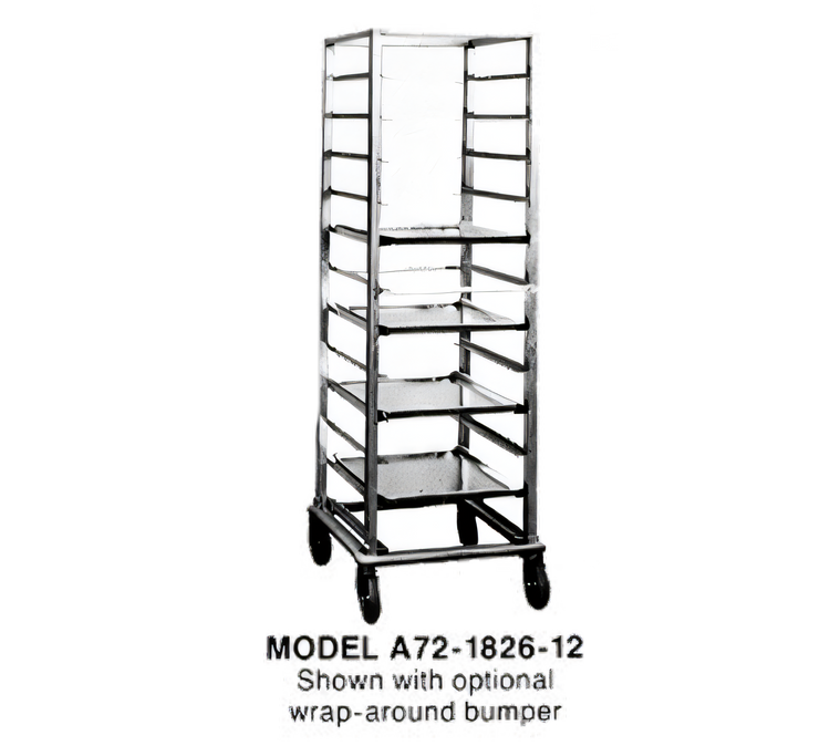 Product image #1 for Dinex Mobile Full-Height Open-Side Aluminum Pan Rack for 20 Full-Size 18 x 26 Pans