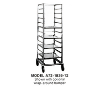 Dinex Mobile Full-Height Open-Side Aluminum Pan Rack for 20 Full-Size 18 x 26 Pans