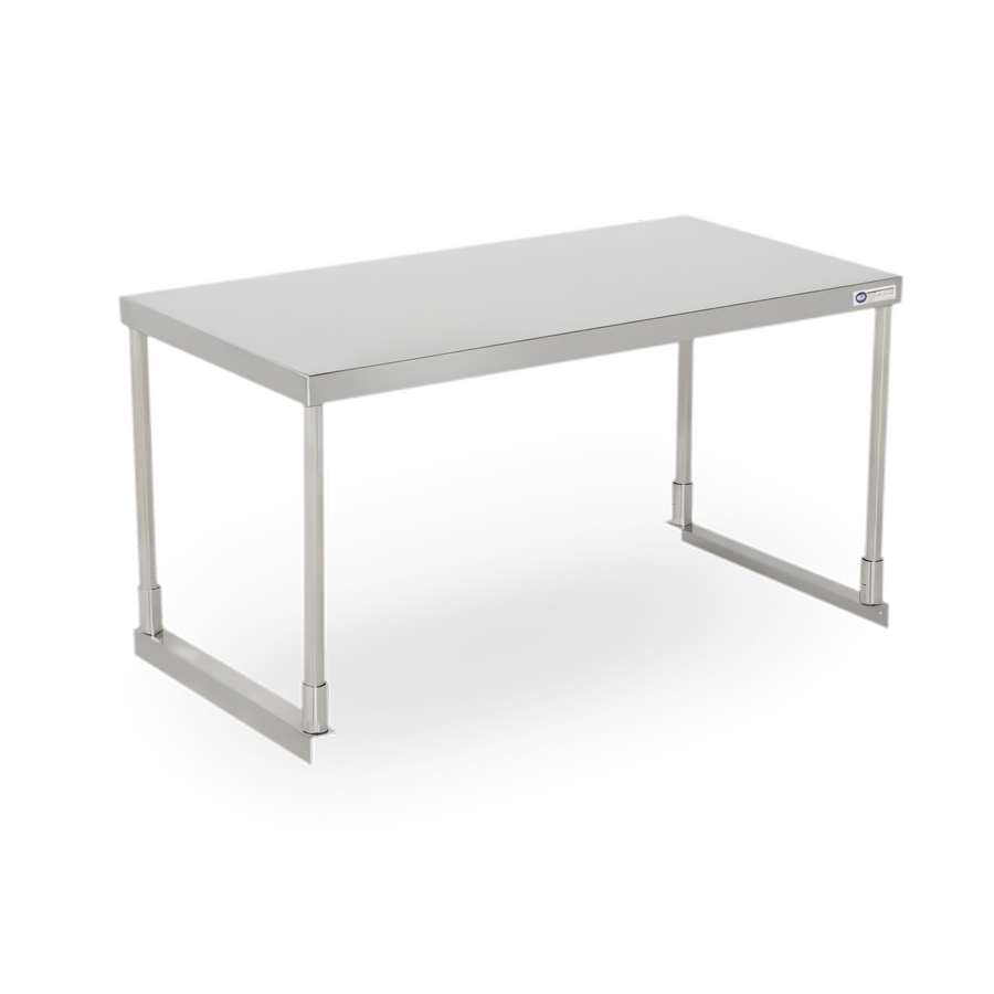 Product image #1 for Single-Tier Stainless Steel Work Table Over Shelf, 16 x 36 x 18 Inches
