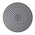 Thumbnail image #1 for 16-Inch Round Super Perforated Pizza Pan Disk, 18-Gauge Aluminum