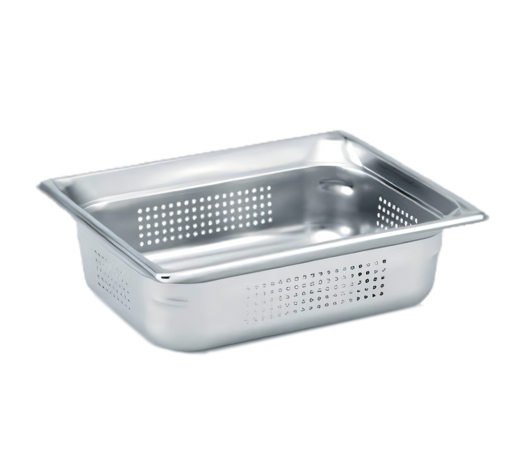Product image #1 for Vollrath Super Pan 3 1/2 Size GN Perforated Hotel Pan, 4 Inch Deep, 22-Gauge Stainless Steel