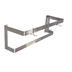 Thumbnail image #1 for Omcan USA 48-Inch Wall-Mounted Double-Bar Stainless Steel Pot Rack with 4 Plated Hooks