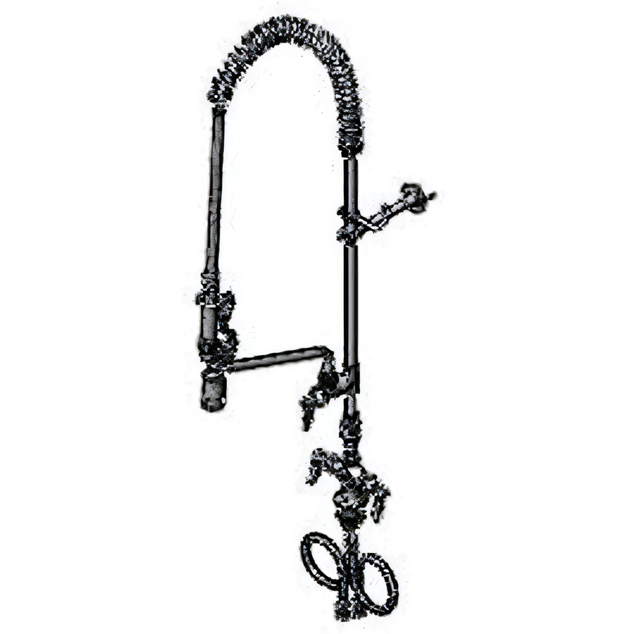 Product image #1 for EasyInstall Single-Hole Deck-Mount Pre-Rinse Unit with 12" Swing Add-On Faucet and 0.65 GPM Spray Valve