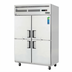 Thumbnail image #1 for Everest Refrigeration ESRH4 Two-Section Reach-In Refrigerator, 48 Cu. Ft., Top-Mounted Self-Contained R290, 4 Half Doors