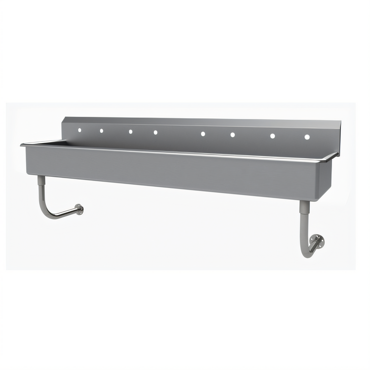 Product image #1 for Advance Tabco FS-WM-80 Multiwash Wall-Mounted Hand Wash Sink, 80 Inch, 304 Stainless Steel