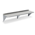 Thumbnail image #1 for Wall-Mounted Shelf with Center Bracket, 72 x 12 x 10 Inches, 18-Gauge 430 Stainless Steel