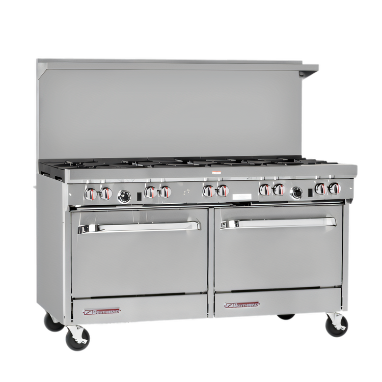 Product image #1 for Southbend S-Series 60-Inch Gas Restaurant Range with 10 Open Burners and 2 Standard Ovens
