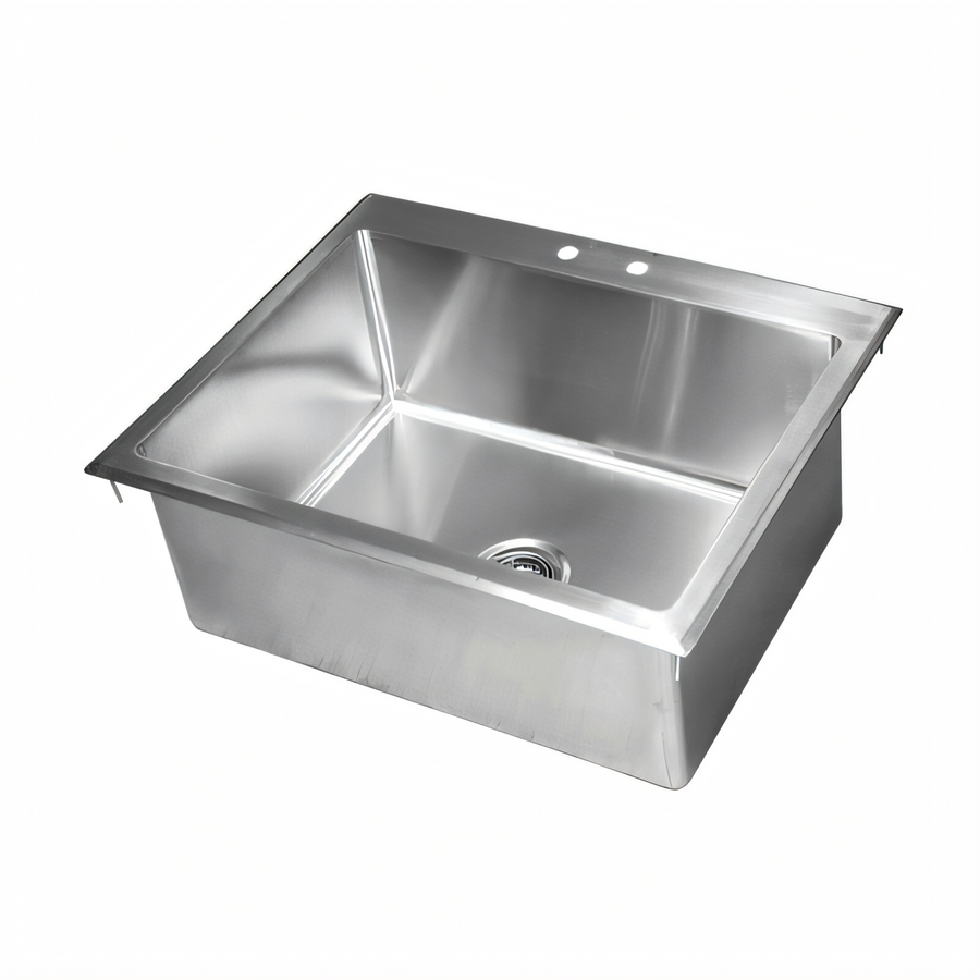 Product image #1 for John Boos Pro-Bowl Stainless Steel 1-Compartment Drop-In Sink, 31-5/8" x 25-5/8" x 12"