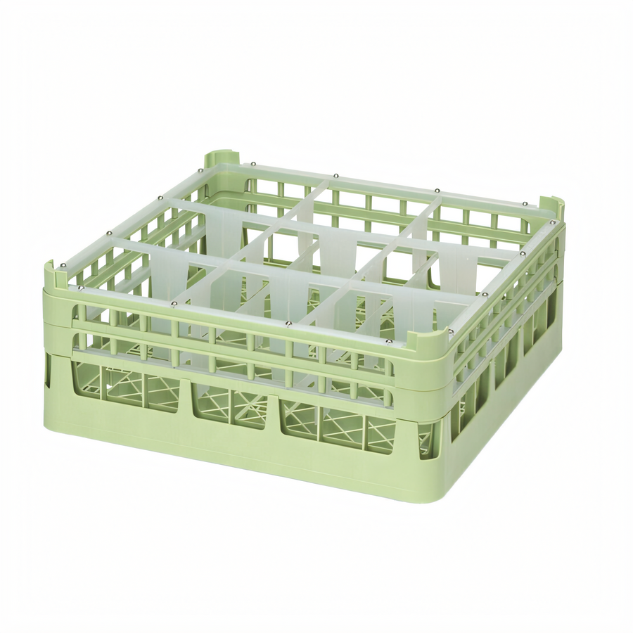 Product image #1 for Vollrath Signature Full-Size 9-Compartment XX-Tall Plus Compartment Glass Rack