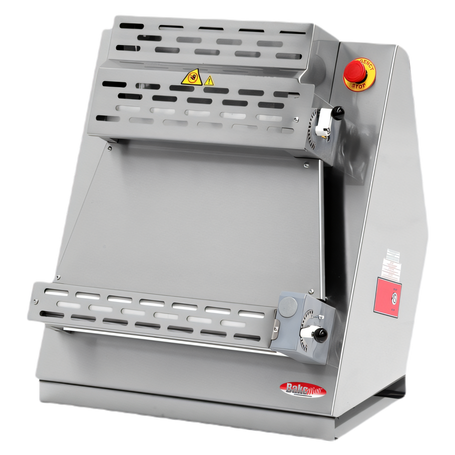 Product image #1 for BakeMax 18-Inch Countertop Two Pass Dough Sheeter, 110V Stainless Steel