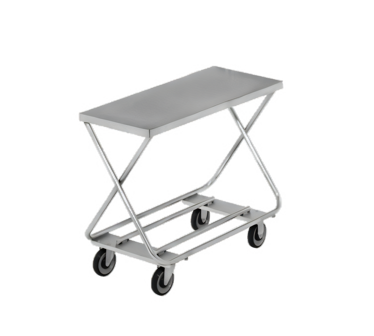 Product image #1 for Channel Manufacturing Stocking / Marking Truck with Polished Deck, Galvanized Tubular Bottom, 20 x 46 x 32 Inches, 5-Inch Swivel Casters