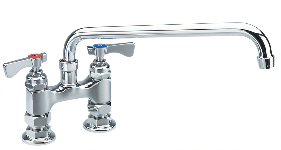 Product image #1 for Krowne Royal Series Deck Mount Manual Faucet with 6-Inch Swing Spout